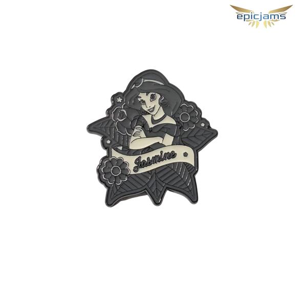 Loungefly Disney Princess Tattoo Blind Box Enamel Pin - Jasmine - Picture 2 of 2